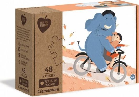 Clementoni Puzzle 3x48 Play For Future Be my pal