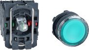 Schneider Electric Przycisk sterowniczy podświetlany 22mm samopowrotny zielony 1Z/1R (XB5AW33M5)