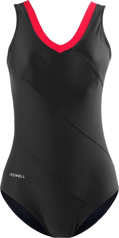 Crowell Kostium kąpielowy damski Crowell Angie kol.01 czarno-czerwony 44