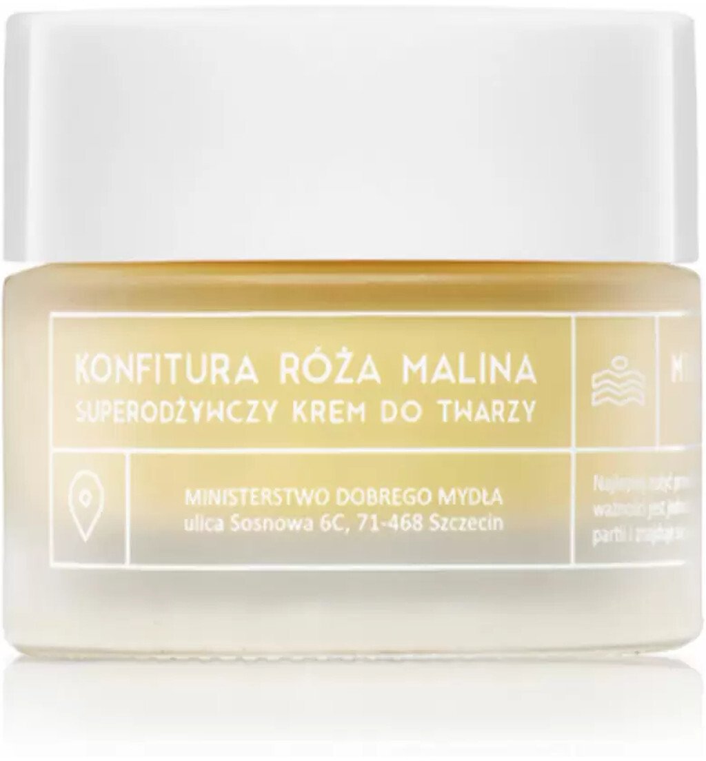 Ministerstwo Dobrego Mydła Odżywczy Krem do Twarzy Róża Malina 50ml