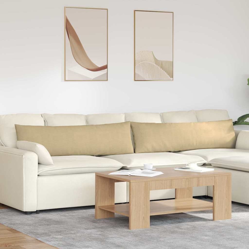 vidaXL Poduszki na sofę 2 pcs Szary zielony 145 x 40 cm