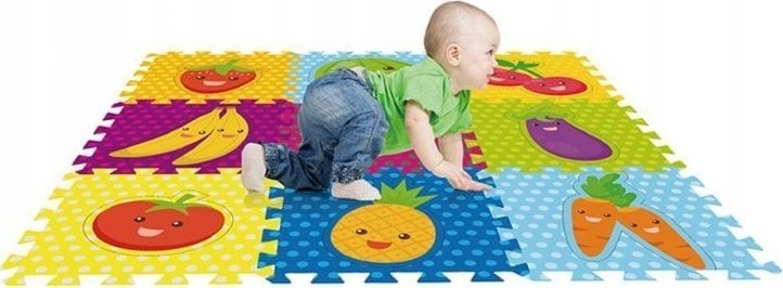 Artyk Puzzle piankowe 9 elementów - Owoce