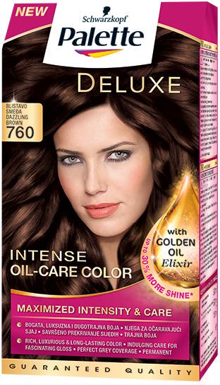 Schwarzkopf PALETTE Deluxe 760 olśniewający brąz