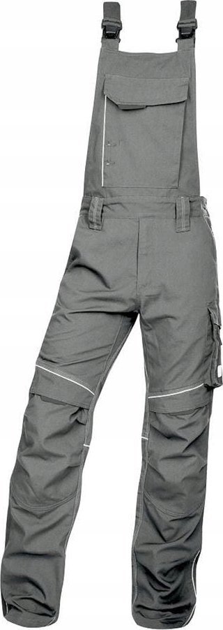 Ardon ARDON URBAN+ - Spodnie ogrodniczki ARDONURBAN+ jasno-czerwone skrócone - szary H6475 M