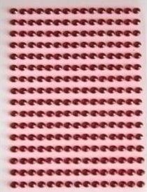 BREWIS Dżety samoprzylepne czerwone 6mm 140szt