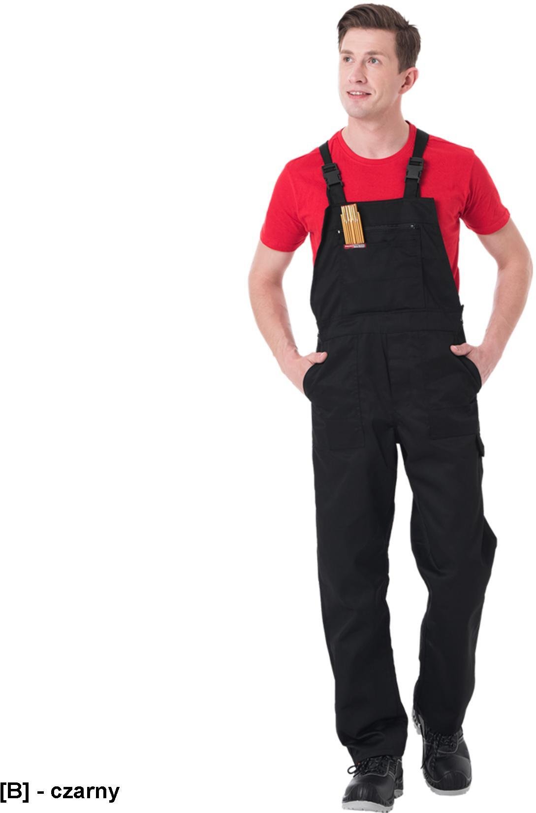 Reis SM - Spodnie robocze ogrodnicze MASTER - czarny 58