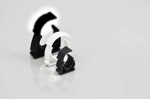 Uchwyt zamykany Elektroplast UZ UV 22 czarny 07.39