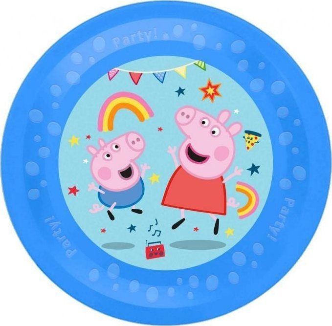 Talerz wielokrotnego użytku Świnka Peppa 21cm