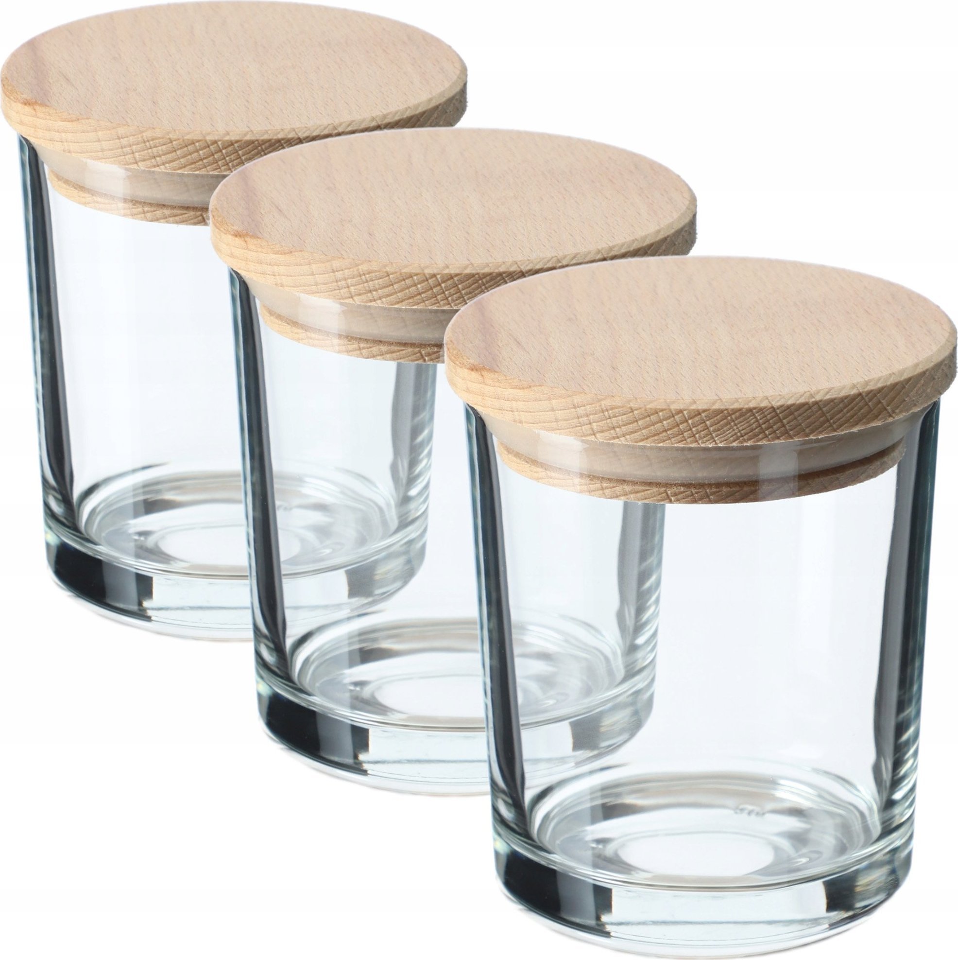 Kadax 3x KADAX Pojemnik Szklany 245ml Na Przyprawy Słoik