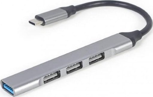 Gembird I/O HUB USB-C 4PORT/UHB-CM-U3P1U2P3-03 GEMBIRD