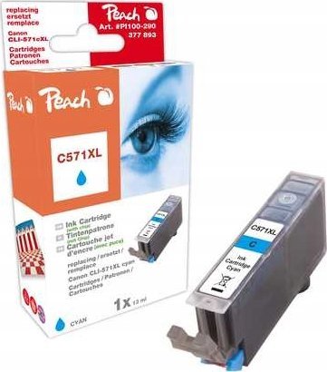 Tusz Peach ink Cyan XL kompatybilny CLI-571XL
