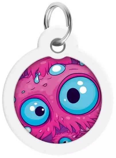 WAUDOG Smart ID Adresówka Dla Psa Koło Oko Potwora 25mm