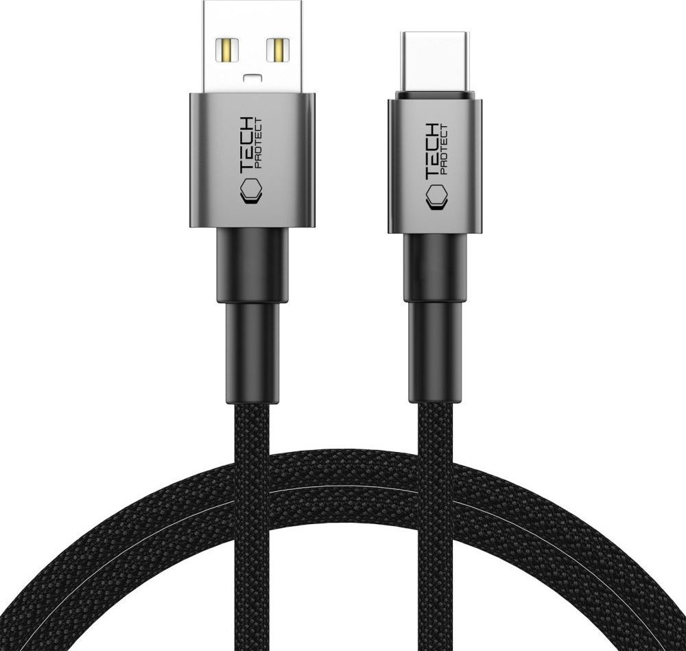 TECH-PROTECT ULTRABOOST DNA TYPE-C CABLE 15W/3A 100CM IRON GREY standard