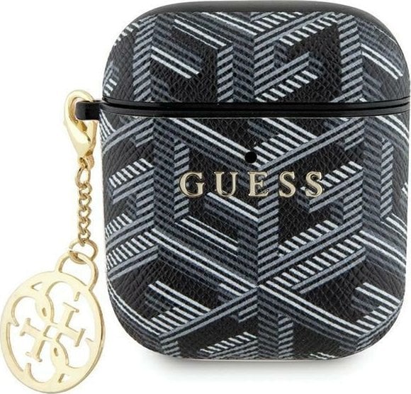 Guess Guess GUA2PGCE4CK AirPods 1/2 cover czarny/black GCube Charm