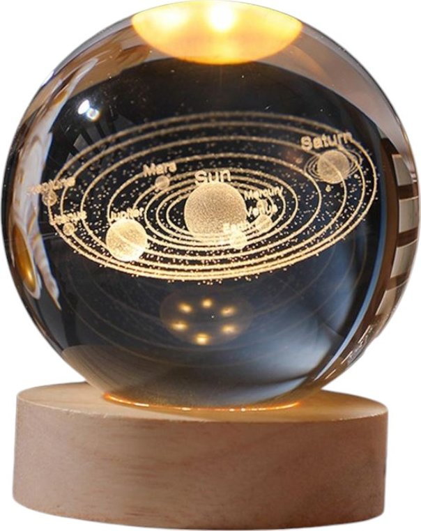 Giftdeco Podświetlana kryształowa kula dekoracyjna