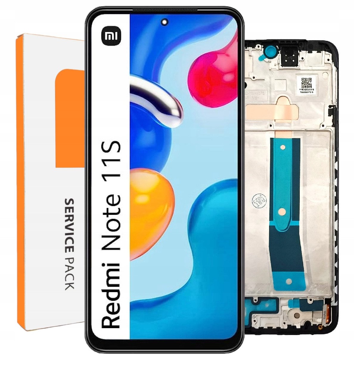 ORYGINAŁ WYŚWIETLACZ EKRAN LCD DO XIAOMI REDMI NOTE 11S 4G RAMKA