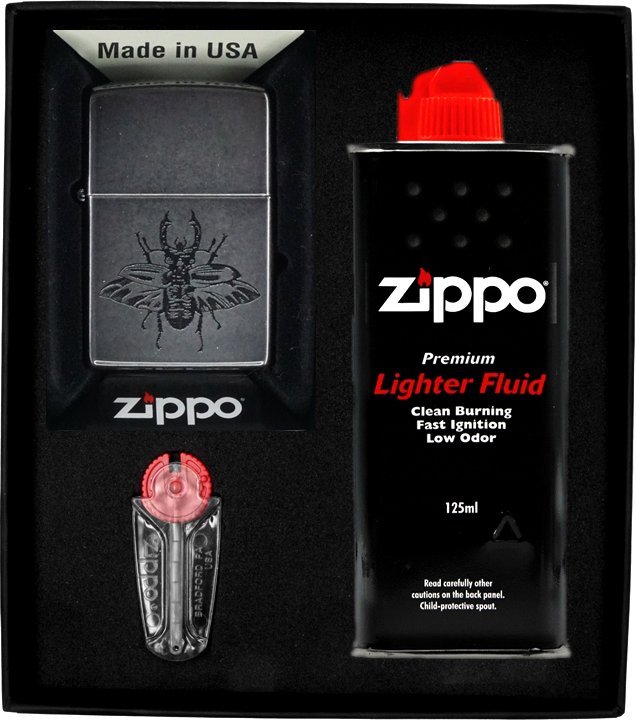 Zestaw ZIPPO Zapalniczka BEETLE DESIGN Prezentowy No1
