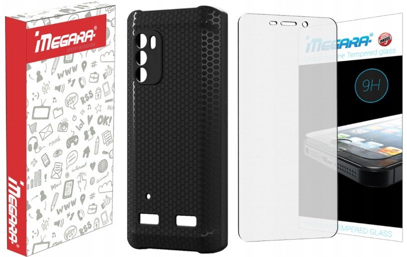 Szkło Hartowane 9H + Etui Do Myphone Hammer Iron 4