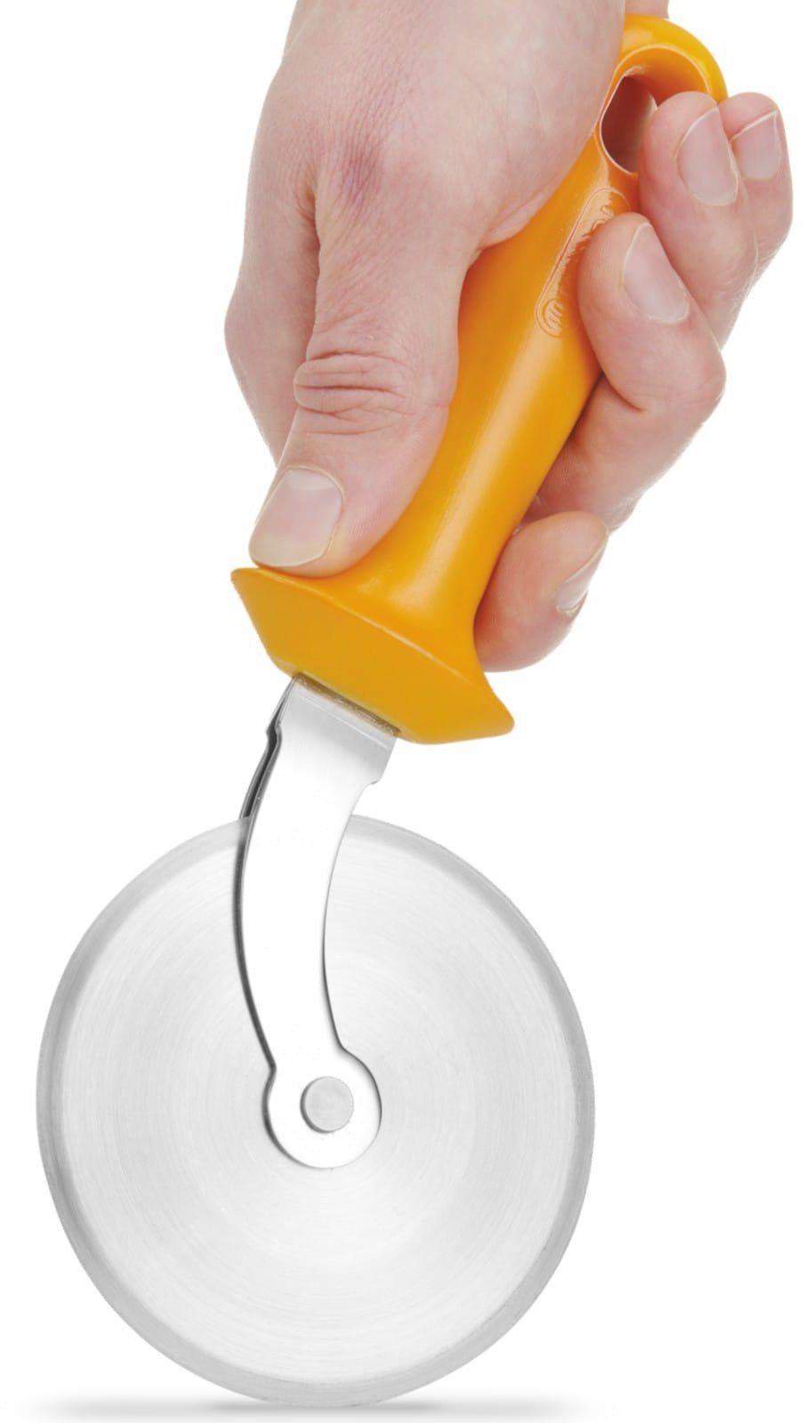 Radełko nóż kółko do krojenia pizzy śr. 97 x 240 mm - pomarańczowy