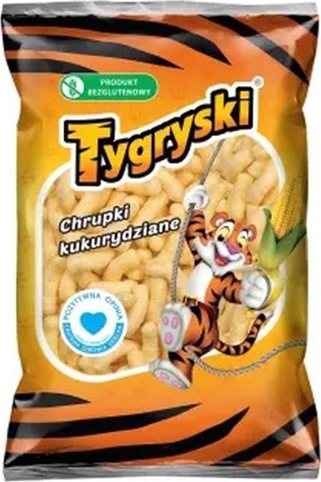 Tygryski Tygryski chrupki kukurydziane naturalne 90g