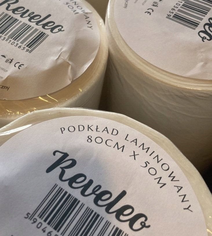 Jednorazowy podkład medyczny włokninowy laminowany 80cm x 50m biały