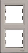 Schneider Electric Ramka 2-krotna pionowa brąz (EPH5810269)