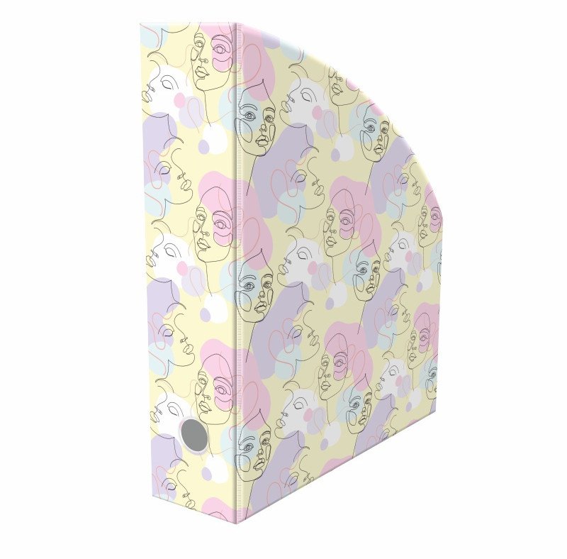 Pojemnik organizer na dokumenty PVC A4 7cm lineart Women BIURFOL