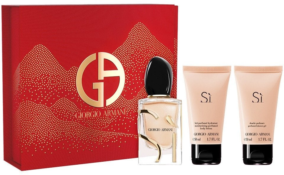 Giorgio Armani Zestaw upominkowy EDP 50ml + balsam 50ml + żel pod prysznic 50ml