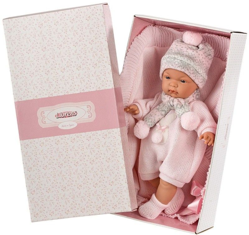 Llorens Lalka Joelle płacząca, z ręcznikiem, 38 cm (38938)