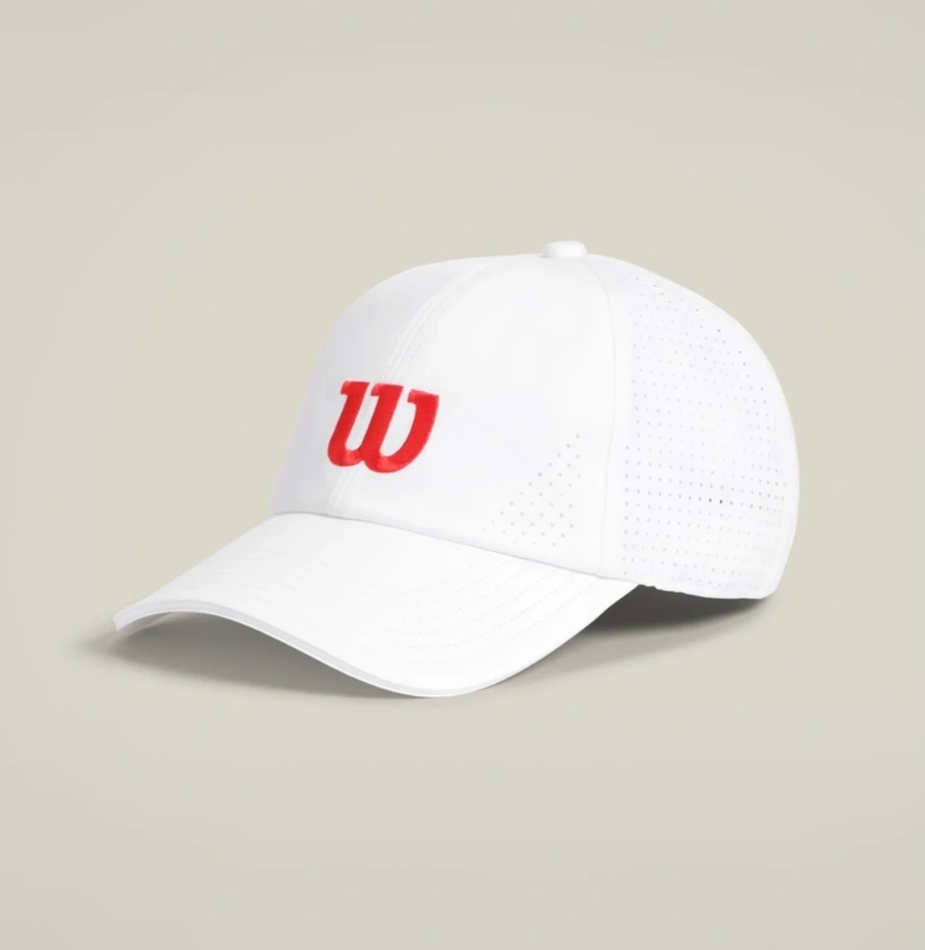 WILSON U ACTIVE PERFORATED CEPURE Bright White/Infrared WU00135511WT1SM (0194979396827)