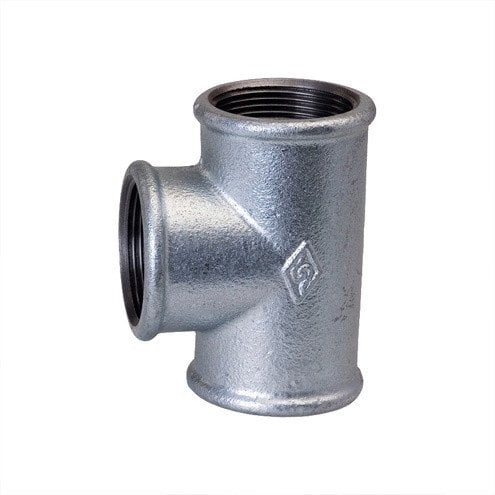 PIPE TEE 1 1/2 ZN V