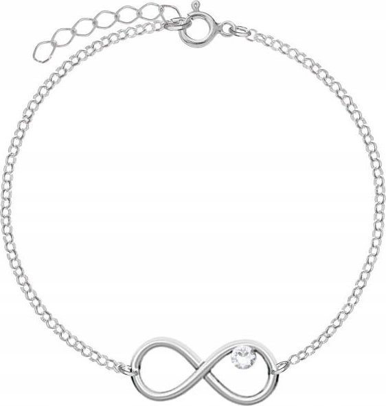 Radziszewska Jewellery Bransoletka Srebrna Nieskończoność Łańcuszek Dzień Kobiet Prezent ŻYCZENIA