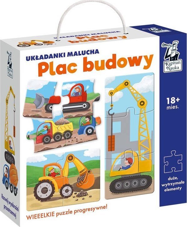 Edgard Kapitan Nauka. Plac budowy. Układanki malucha.