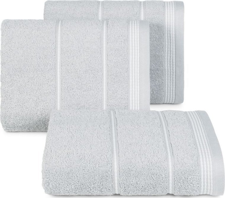 Eurofirany Ręcznik frotte MIRA5 50X90 srebrny