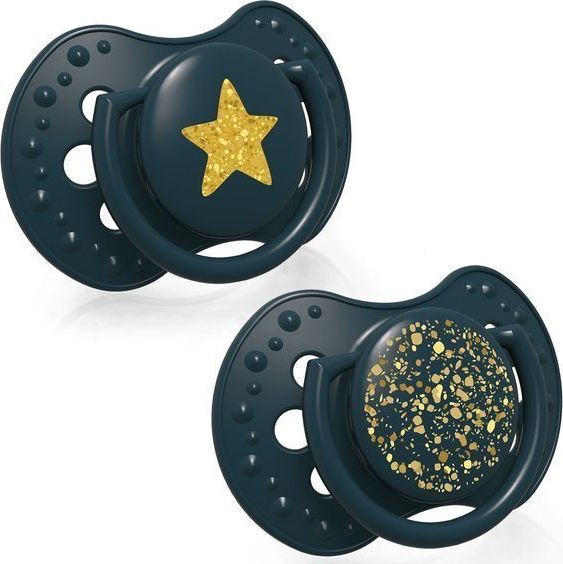 Lovi Smoczek Silikonowy Dynamiczny 3-6m Stardust Green