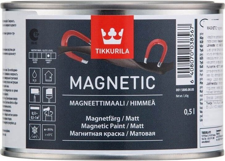 Tikkurila Tikkurila Magnetic 0.5L Grafit