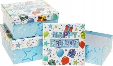 Teka Pudełko prezentowe PUP-22002-KW 3szt ROZETTE