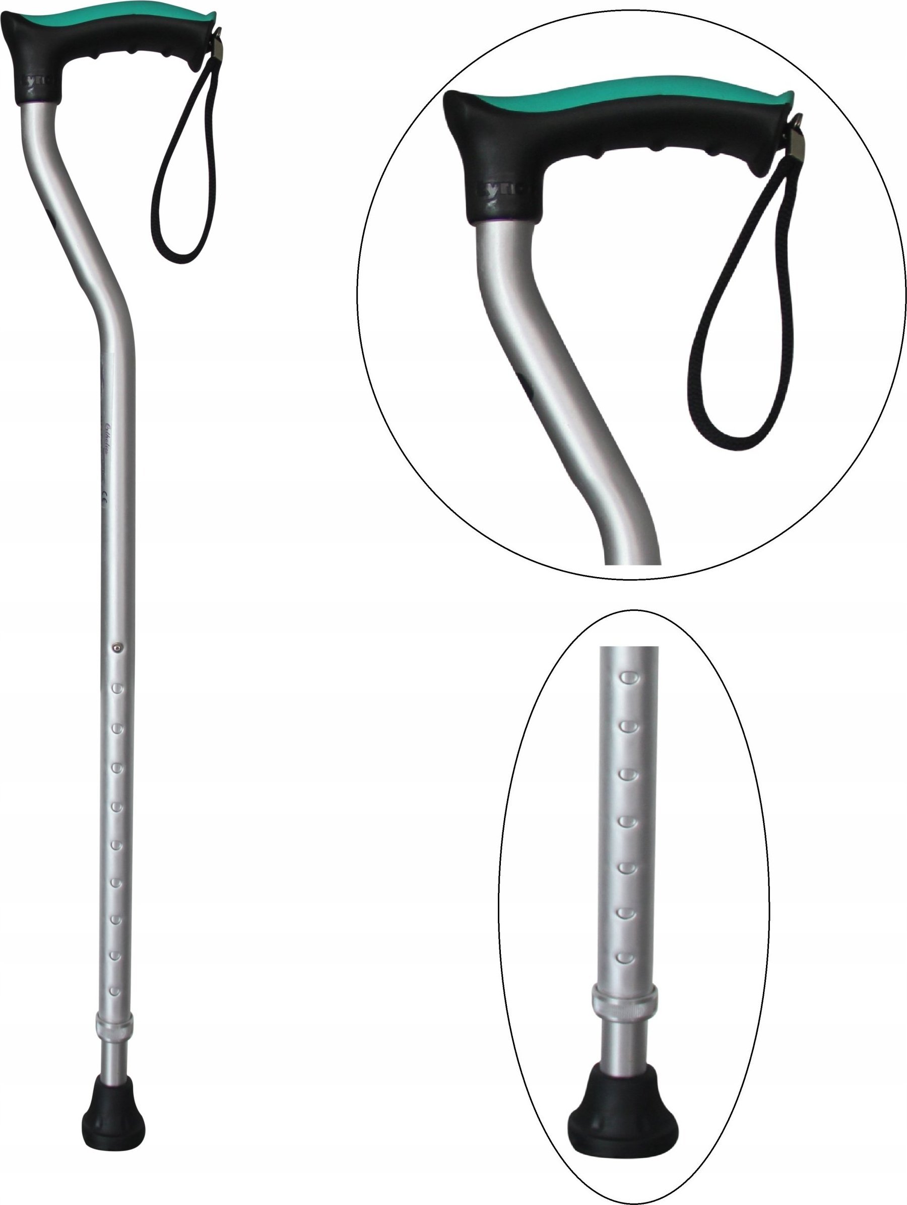 TYNOR LASKA REHABILITACYJNA MIĘKKI UCHWYT SPACEROWA