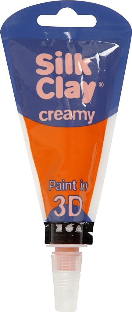 Creativ Company Pasta Silk Clay 35 ml Pomarańczowa