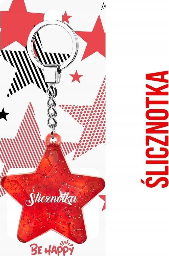 Brelok gwiazdka Ślicznotka