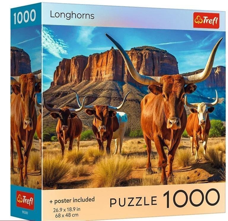 Puzzle 1000 USA Collection: Longhorns TREFL
