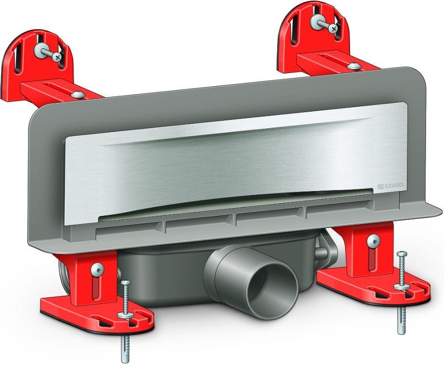 Kessel Odpływ liniowy z rusztem ścienny Scada Wave z podświetleniem LED 30cm (48003.43)