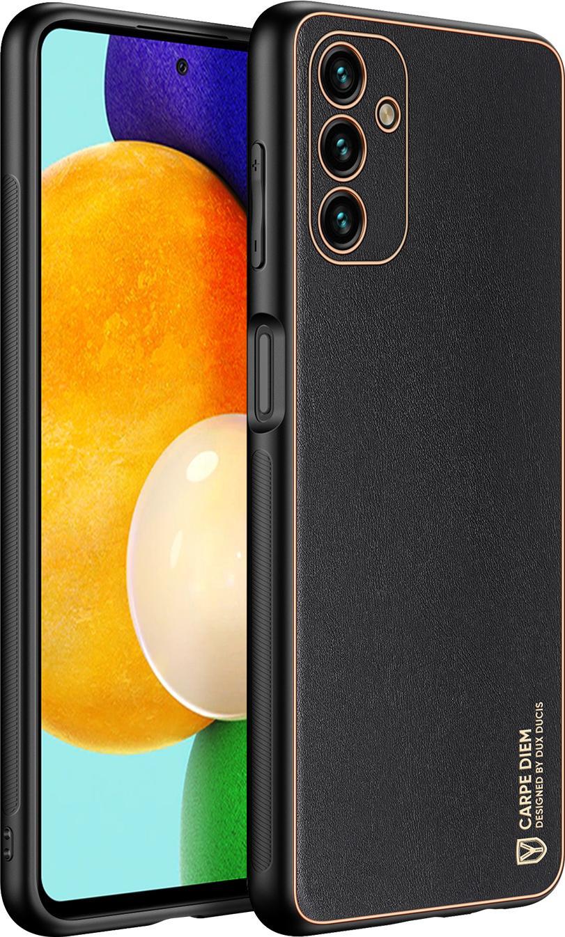 Dux Ducis Yolo eleganckie etui pokrowiec ze skóry Samsung Galaxy A13 5G czarny