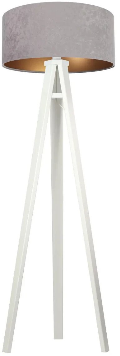 Lampa stojąca HOME 50 szara/złota/biała BPS KONCEPT