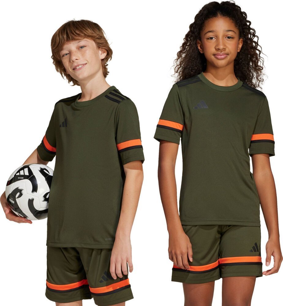 Koszulka dla dzieci adidas Squadra 25 khaki JN7853 152cm