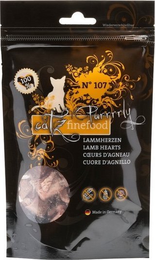 Catz Finefood Catz Finefood Purrrrly N.107 Serca jagnięce 35g