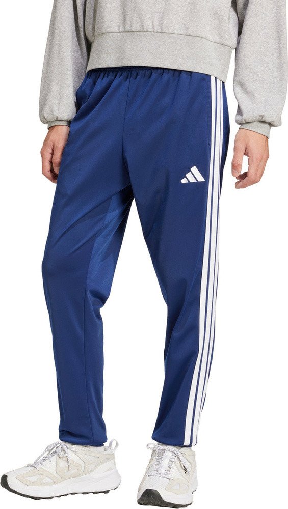 Spodnie męskie adidas 3-Stripes Tricot Regular Tapered granatowe JI8812 L