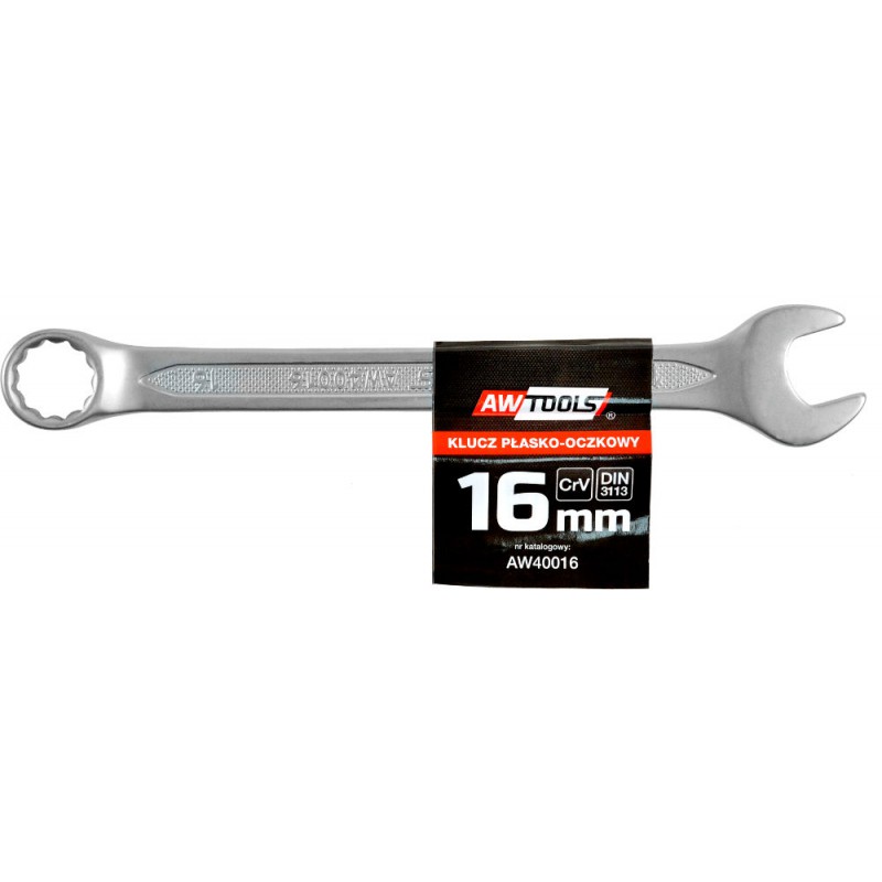 AWTools Klucz płasko-oczkowy 16mm (AW40016)