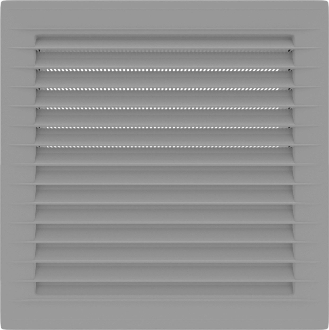 airRoxy Kratka wentylacyjna skośna z siatką 14x14 szara AirRoxy 0938