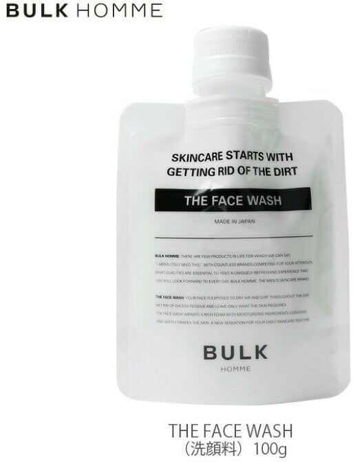 Bulk Homme, The Face Wash, Cleansing & Purifying, Cleansing Foaming Cream, 100 g For Men